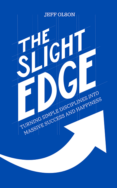 Book Cover Design: The Slight Edge book cover art book cover design design editorial design graphic design illuste illustration vector