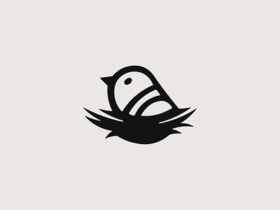 Nest bird bird nest inktober inktober 2022 logo logo design nest