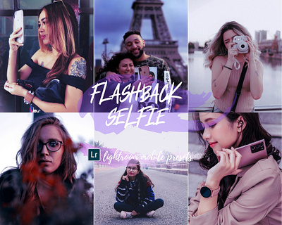 Flashback Selfie - Lightroom Mobile Preset graphic design ui