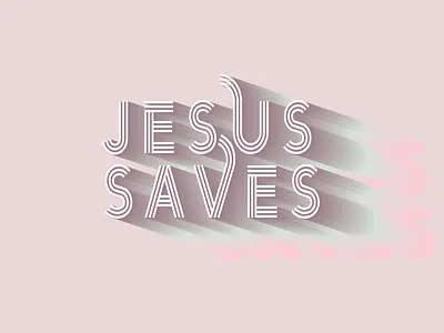 Jesus Saves branding christian design graphic design illustration jesus jesus saves