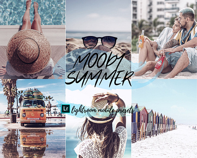 Moody Summer - Lightroom Mobile Preset graphic design ui