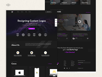 Logo Agency - Website Design design ui ux