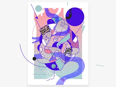 Littleworld 200212 character clay composition contemporarydrawing fantastic flat handmade illust illustration littleworld monsters photoshop print