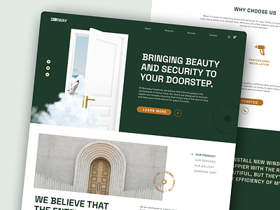 Door and Window Manufacturer Website best ui design business clean clean website creative website design custom door custom window door ecommerce website figma manufacture website minimalist ui ux minimalist website professional ui ui ux website uiux website design inspiration website ui window