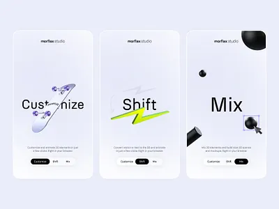 Morflax Studio Toolset 3d 3d animation animation blender3d brand identity branding branding mockups devices mockups graphic design mockups motion graphics packaging mockups ui