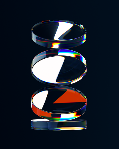 Glass Totem 3d c4d cinema 4d glass octane refraction totem