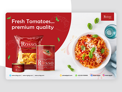 Rosso Banner branding design dribbble graphic design illustration logo vector