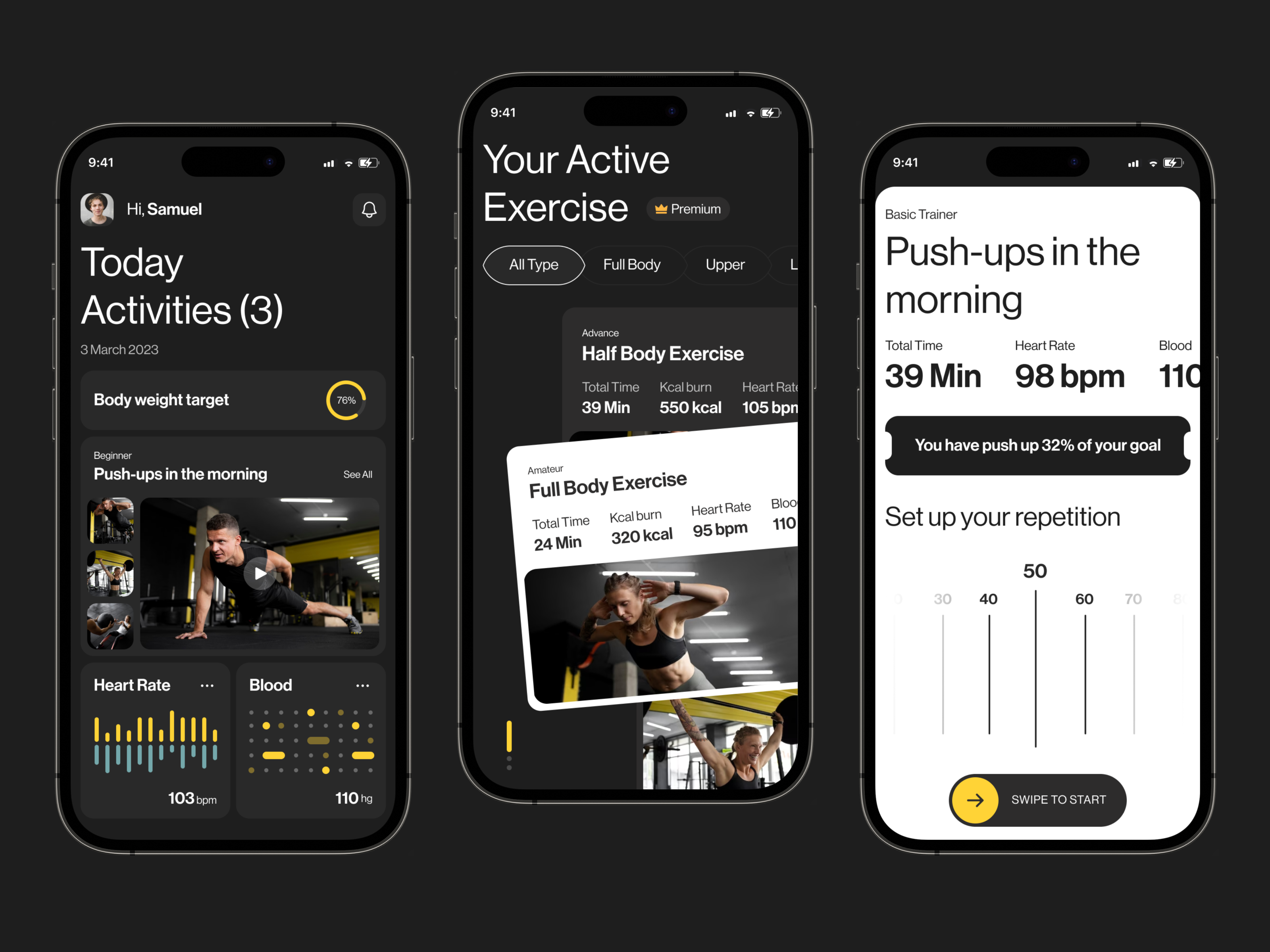 Example of Mobile App UI/UX Design — Per Screen