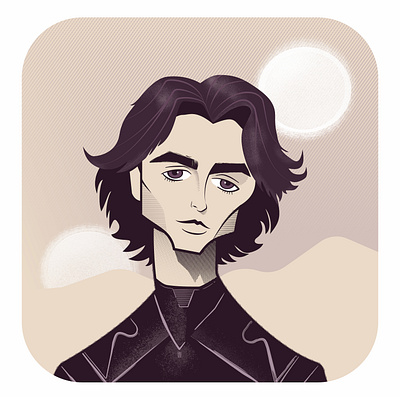 Dune - Paul Atreides illustration illustration art illustrations portrait art poster art