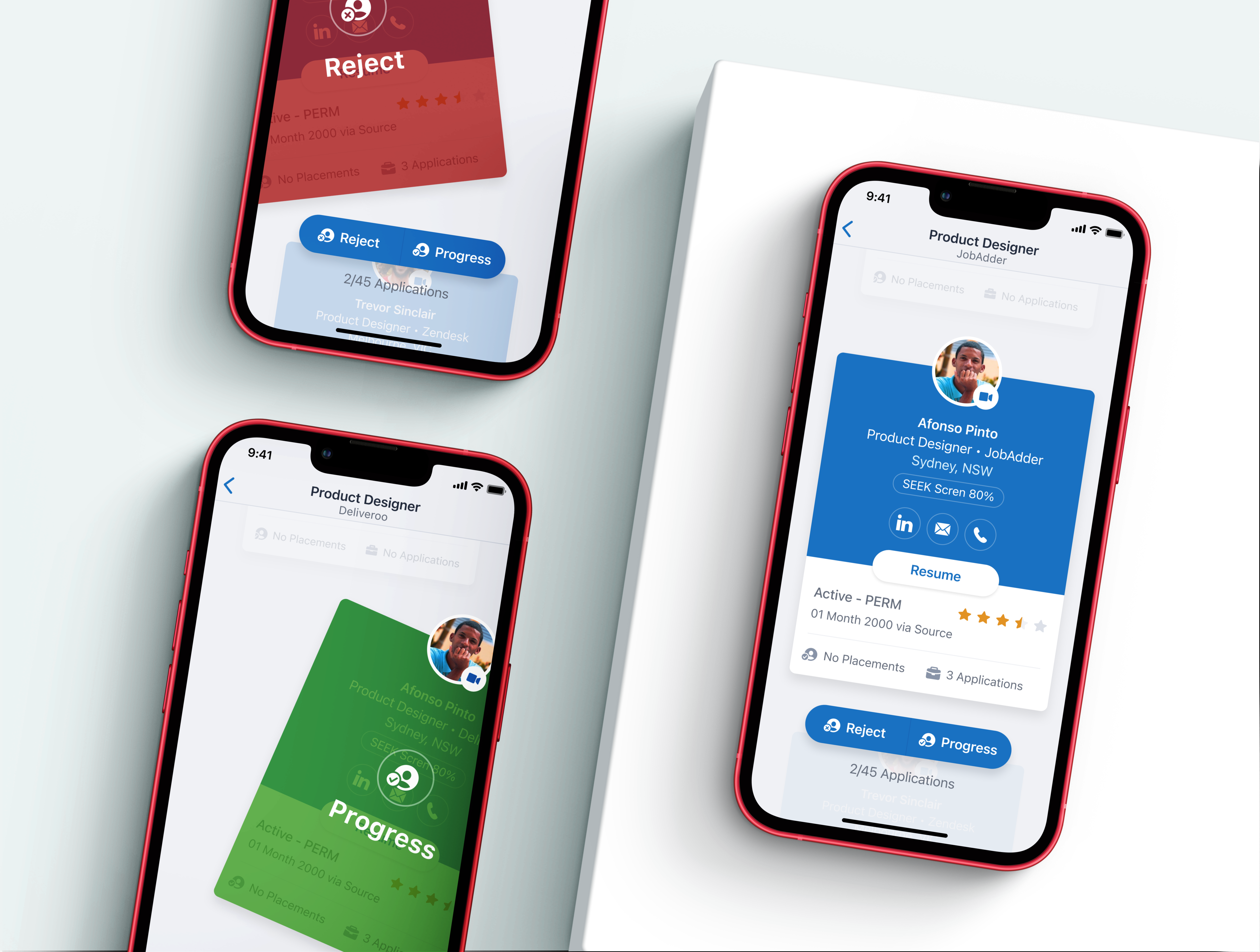 Job Applications interaction