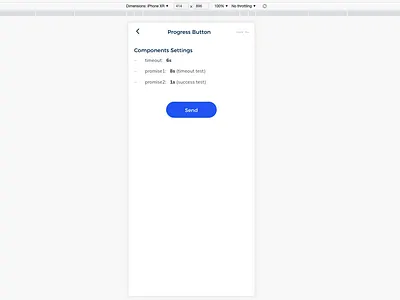 Progress Button from NUI mobile components library app app development branding design illustration logo mobile mobile ui react ui
