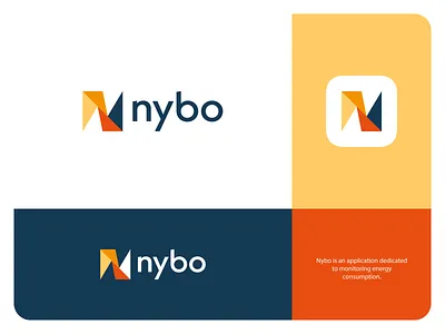 Nybo / Letter N Logo app brand branding design energy flat icon identity letter letter n logo modern monogram n