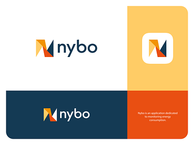 Nybo / Letter N Logo app brand branding design energy flat icon identity letter letter n logo modern monogram n