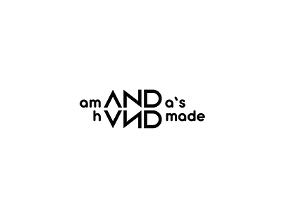 Amanda’s Handmade branding design flat graphic design icon illustration logo logo design vector