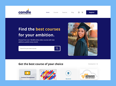 E-learning Website ui