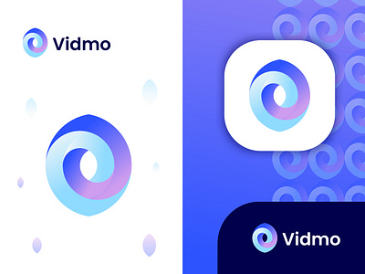 Vidmo modern, app and web logo design app logo branding business logo colorful logo creative logo graphics design letter logo logo design logo designer logo inspiration logo maker logofolio logos logotype modern logo popular logo trendy logo web logo