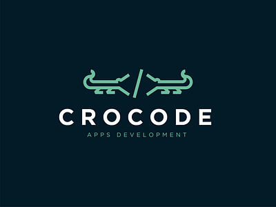 CROCODE branding code crocodile graphic design logo