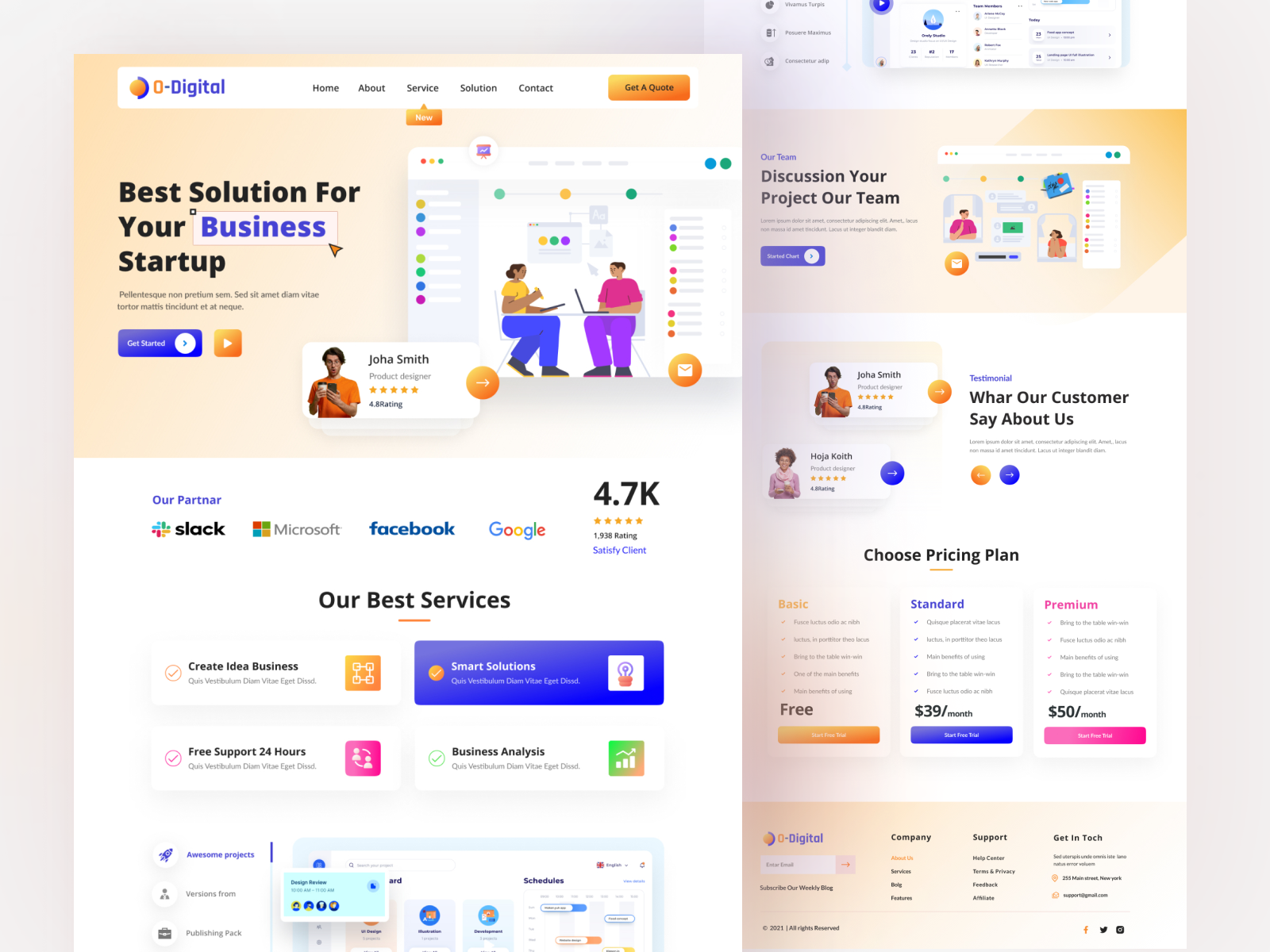 Example of High Effective Landing Page Design 
