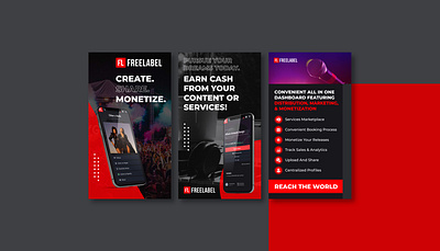 Monetize Service Social Media Post Design 3d ad banner animation banner design banner post branding brochure corporate design design facebook post flyer flyer design graphic design instagram banner instagram post logo motion graphics social media ads social media post ui