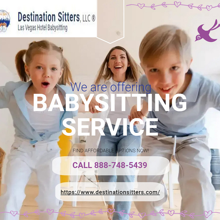 Babysitting Services Los Angeles by Destination Sitters on Dribbble