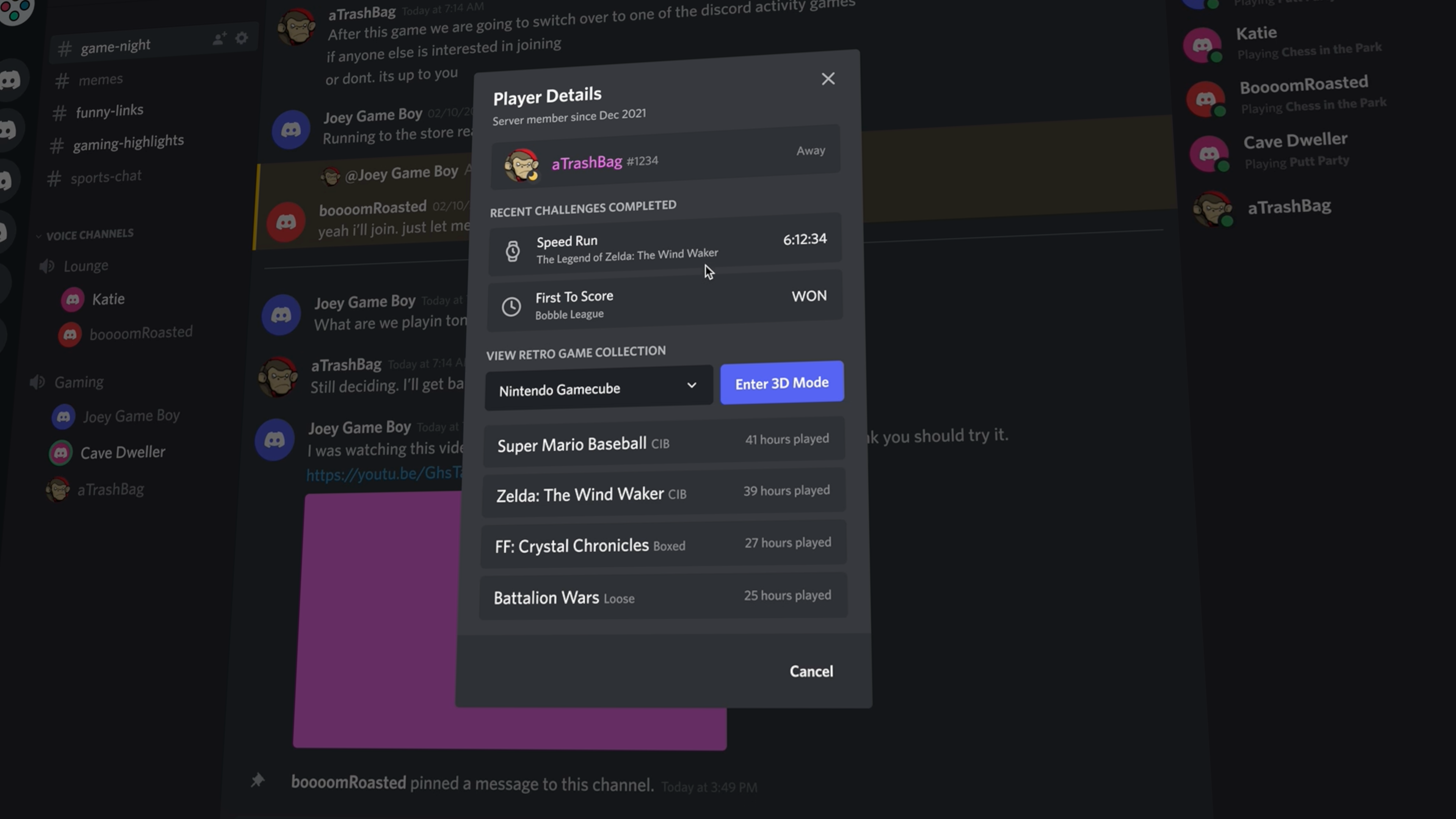 Discord Concept 3D Retro Game Collection by Jeff Furrer on Dribbble