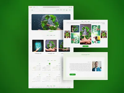 Recycle Landing Page art artist idea iran landingpage parastoomajidi prototype sanandaj ui ux webflow website