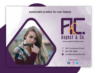 Company Profile Cover Page Design aspect and co. beauty product branding brochure company profile dharma raj lama graphic design hyaanglaa mockup product