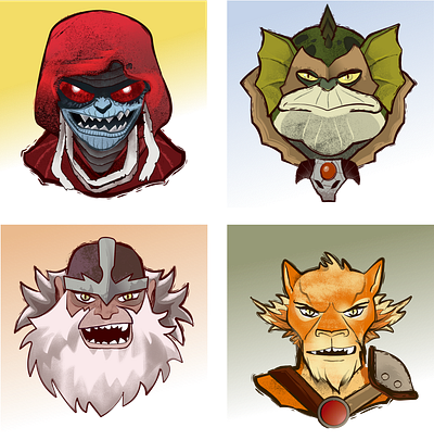 ThunderCats villains illustration illustration art illustrations thundercats vinyl stickers