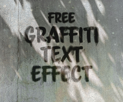 Graffiti Text Effect free text effect