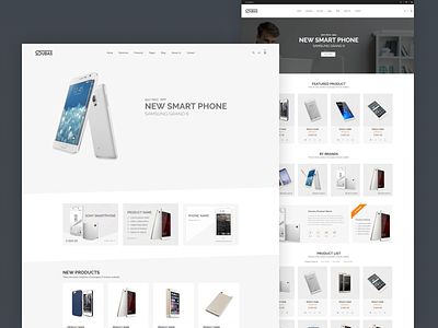 Electronics Store eCommerce HTML Template shopping