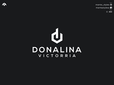 DONALINA VICTORRIA app branding design dv logo icon illustration letter logo minimal ui vector