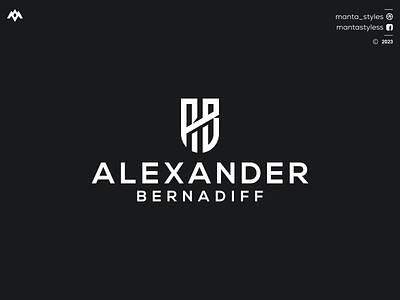 ALEXANDER BERNADIFF ab logo app ba logo branding design icon illustration letter logo minimal ui vector