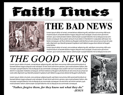 Faith Times christian church design graphic design jesus