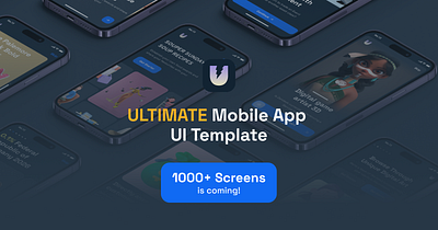 Ultimate Mobile App UI KIT app design flutter ios kit mobile template ui ultimate