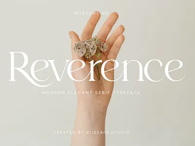 Reverence Font branding headline font logo