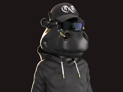 OG Bull 3danimation 3dart 3dillustration 3dmodeling btc characterdesign charactermodeling cryptoart nft nftart nftbitcoin nftordinals