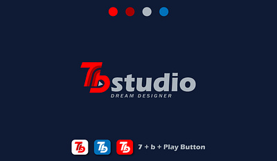 7B Studio Logo Design ✓ 3d animation brand identity branding design graphic design illustration logo logo design motion graphics ui