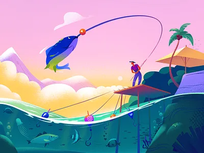 Illustration for SaaS Platform art clean colors illustration illustrator platform saas system visual