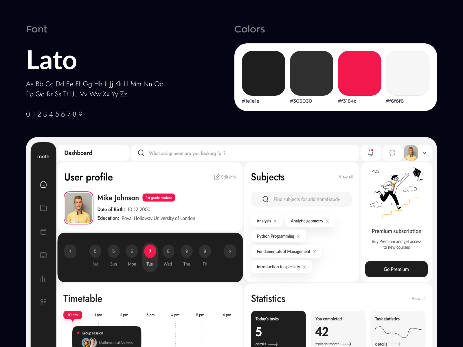 LMS Dashboard UI by Ronas IT | UI/UX Team on Dribbble