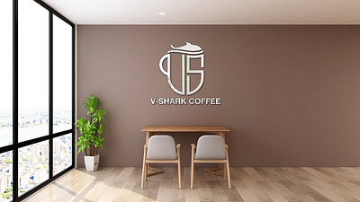 VSHARK COFFEE LOGO