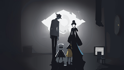 Little Nightmares FanArt concept art design digitalart fanart flat game art illustration little nightmares powerpoint