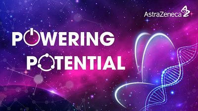 AstraZeneca Event branding design graphic design