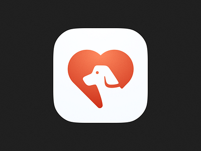Puppy love! app brand branding care design dog figma heart icon illustration ios logo love macos mark pet puppy saas symbol valentine