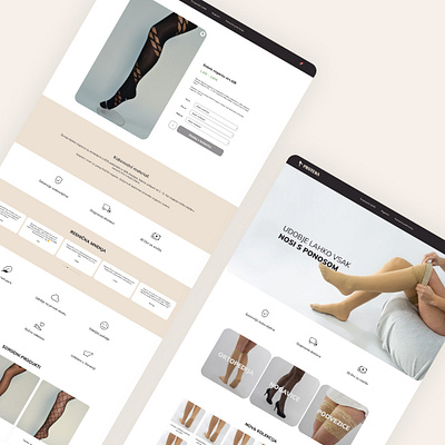 Orthopedics E-commerce website redesign branding ecommerce healthy lifestyle interface landing page orthopedics ui ux website redesign