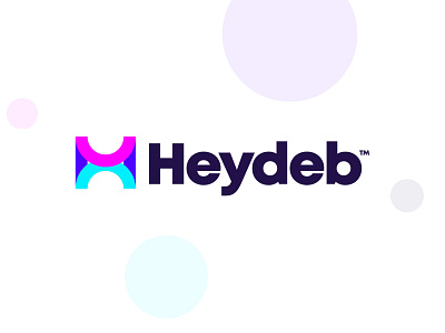 Heydeb app logo design brand design brand identity branding design flat design graphic design illustration logo