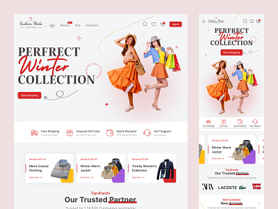 E-commerce - Website design ecommerce ui web design website design