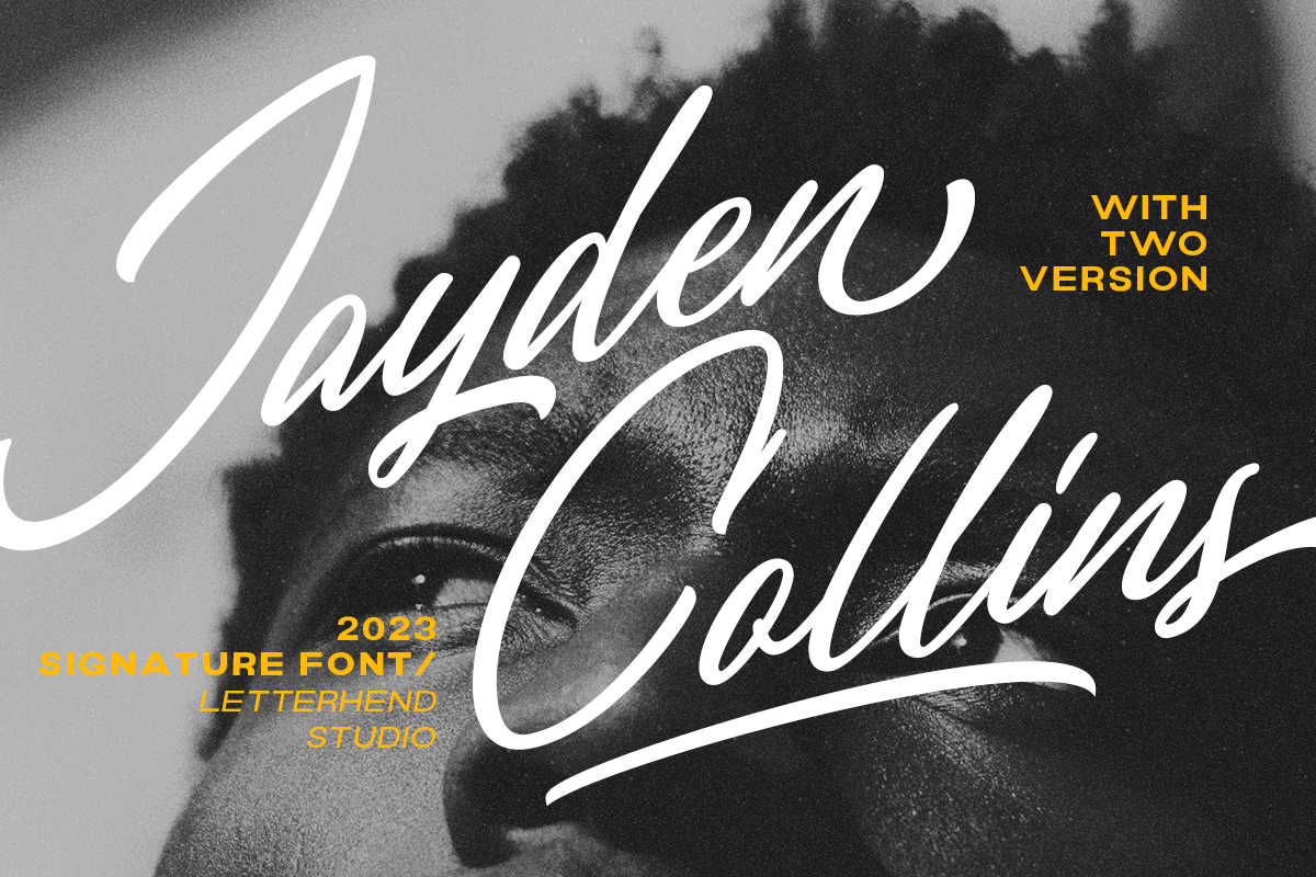 Jayden Collins – Signature Font freebies friendly