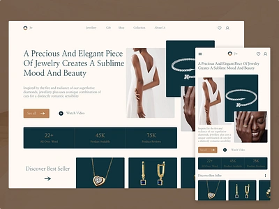 Jewellery Shop app bracelet branding design e ccomerce jewellery ring ui ux