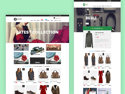 Fashion Electronics Store HTML Template - Sauget bootstrap html5 modern responsive store website template