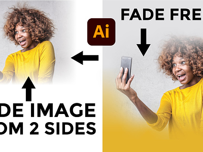 How to Fade Images From 2+ Sides & Fade Freely in Illustrator adobe illustrator adobe illustrator tutorial design fade freely fade image fade image from 2 sides freeform fading graphic design how to image fade tutorials